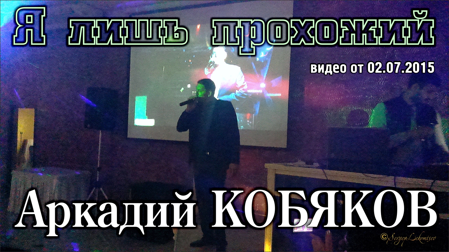 Аркадий Кобяков - Я лишь прохожий/ Н. Новгород, 09.05.2015 смотреть онлайн
