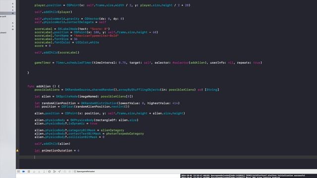 iOS Swift Game Tutorial: SpriteKit Space Game (with Explosions) смотреть онлайн