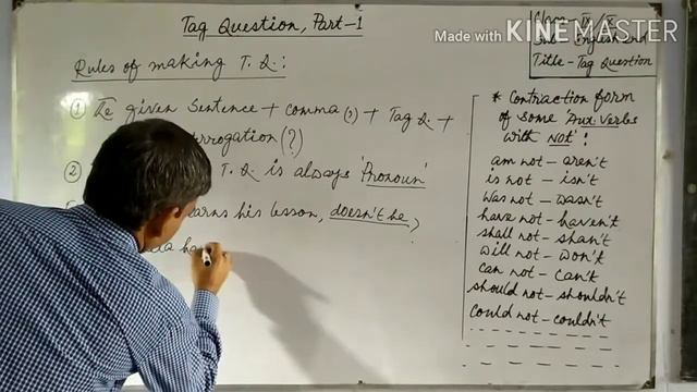 Class (Nine & Ten), Subject : English 2nd paper , Title: Tag Question смотреть онлайн