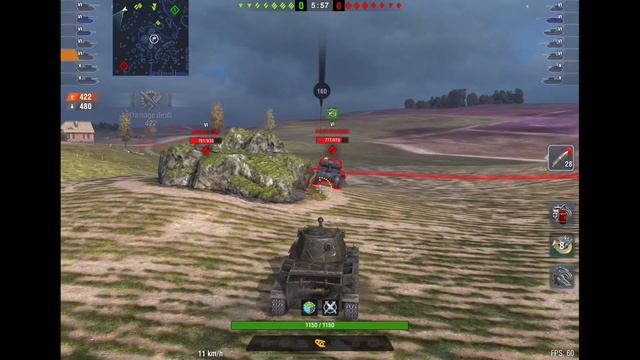 WOT Blitz | What a Change a Buff Makes (VK 36.01H review) смотреть онлайн