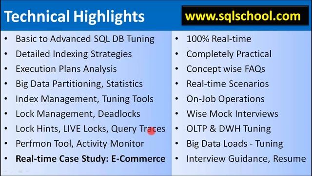 SQL Performance Tuning Training Classes | SQL School смотреть онлайн