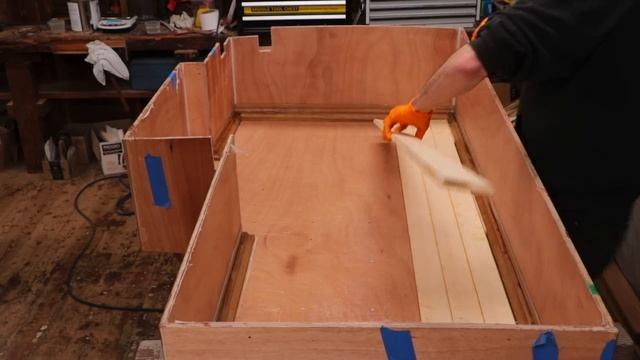 Building & finishing the SOLID TEAK Deck-house смотреть онлайн