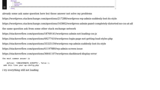 Wordpress: wordpress wp-admin css not loading смотреть онлайн