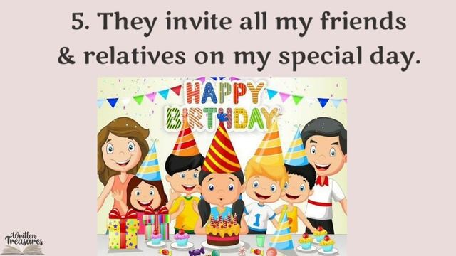 10 lines on My Birthday party | Essay on My Birthday Party | short essays in english | class 2 | смотреть онлайн