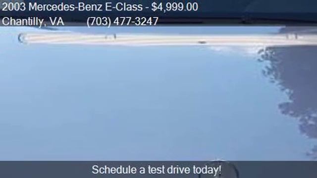 2003 Mercedes-Benz E-Class E 320 4dr Sedan for sale in Chant