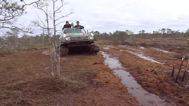 Васюганское болото, вездеход Вулкан смотреть онлайн