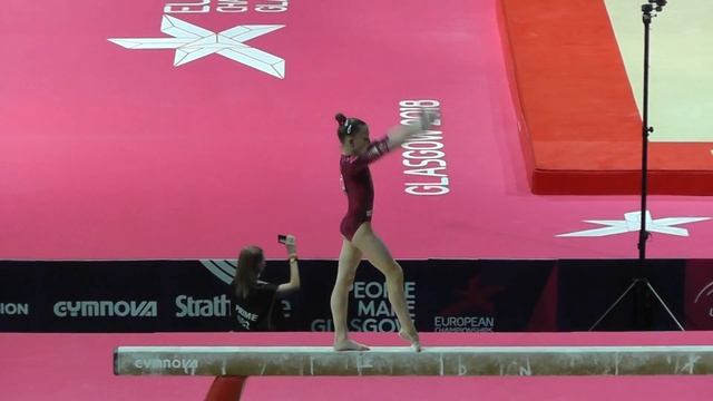 Vladislava Urazova / Уразова Владислава (RUS) - Beam - 2018 European Championships (Junior) смотреть онлайн