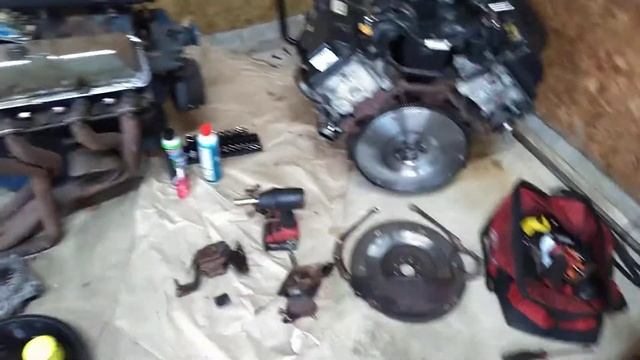 2000 Mustang GT engine swap part 2 смотреть онлайн