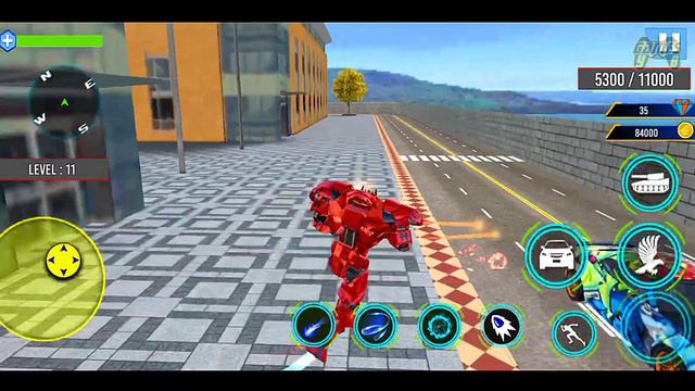 Police Robot Tank Eagle Multi Robot Transformations Game #2 - Android Gameplay смотреть онлайн