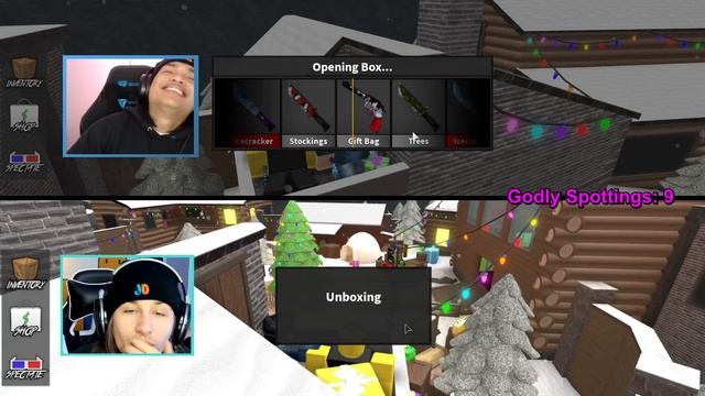I UNBOXED A CHRISTMAS GODLY! (Roblox Murder Mystery 2) смотреть онлайн