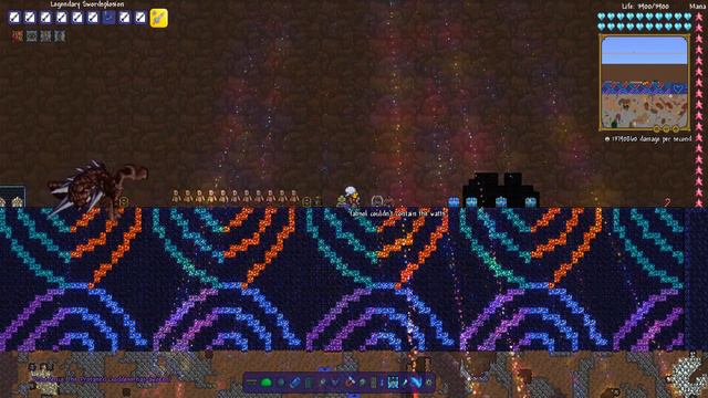 Terraria Supreme Buffed Swordspolsion vs Calamity Mod Boss Rush смотреть онлайн