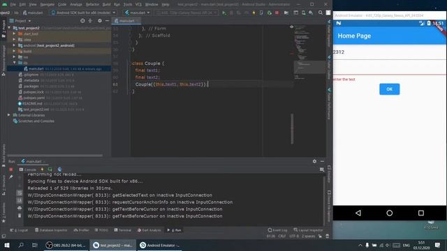 Flutter Простой проект. List. смотреть онлайн