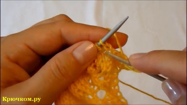 Осенний снуд спицами. Шарф снуд спицами. (Autumn round scarf) смотреть онлайн