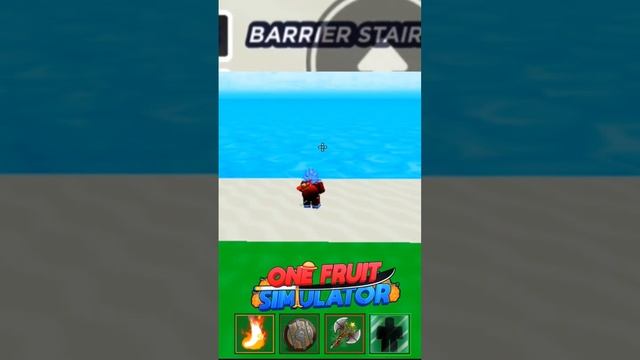 Фрукт барьера в One fruit simulator Roblox смотреть онлайн