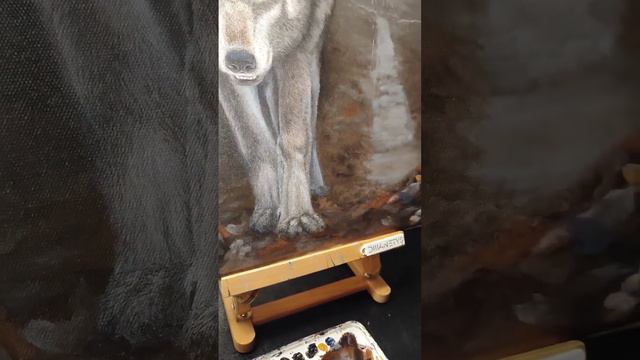 #волк #акрилом часть 5