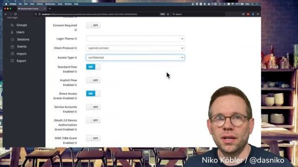 KEYCLOAK Client Access Types explained: public, confidential, bearer-only | Niko Köbler (@dasniko)