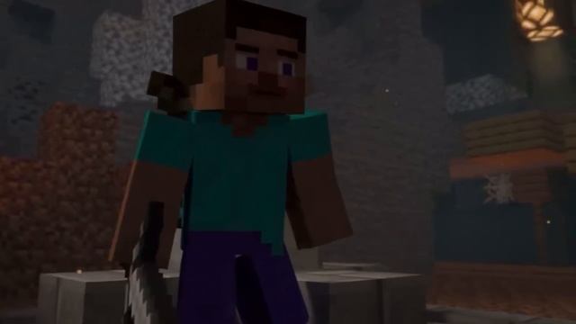 BELOW THE CAVES - Alex and Steve Life (Minecraft Animation) смотреть онлайн