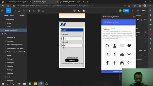 Visual Model High Fidelity - Desain Apk Mobile Bus menggunakan Figma - David Satria Pradana_2018050 смотреть онлайн