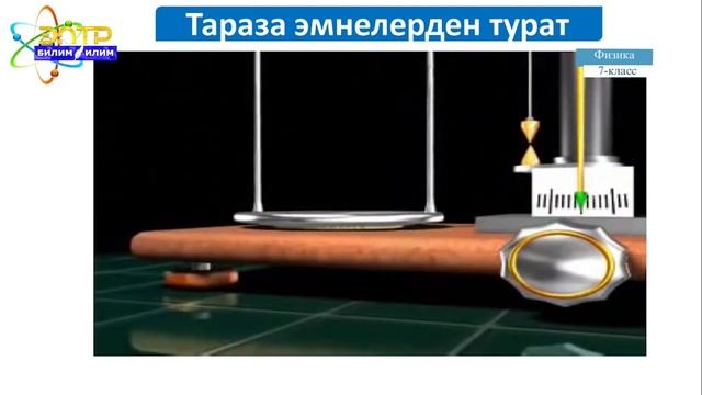 7-класс | Физика | Нерсенин массасы. Нерсенин массасын тараза менен өлчөө смотреть онлайн