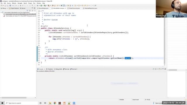 Lambda's and Streams By Gautam Singh смотреть онлайн