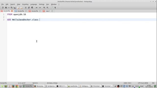 Hello World Java-Docker смотреть онлайн