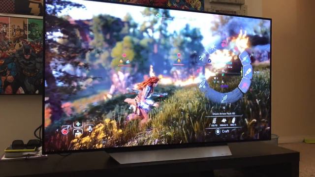 LG C7 OLED Horizon Zero Dawn смотреть онлайн