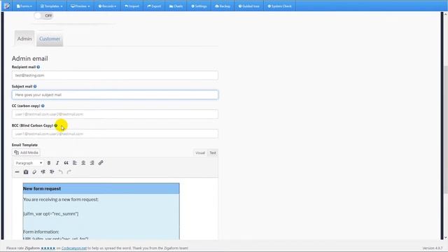 Overview | Zigaform Wordpress Form Builder v3.9 смотреть онлайн