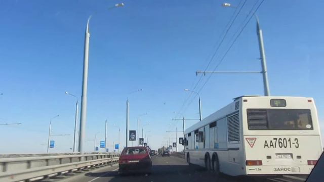 Проезд с Вокзала до Белицы (ул. Севастопольская) смотреть онлайн