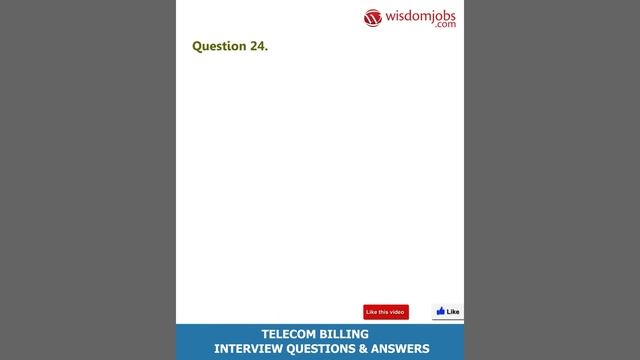 Telecom Billing Interview Questions and Answers 2019 Part-2 | Telecom Billing | Wisdom IT Services смотреть онлайн