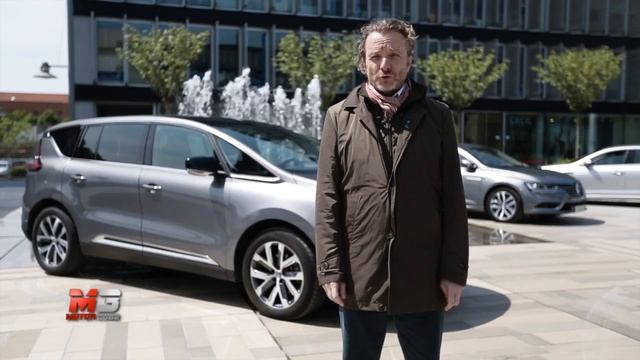 NEW RENAULT 4CONTROL TALISMAN - ESPACE 2016 - FIRST TEST DRIVE QUBE PADOVA - ENG ITA SUB