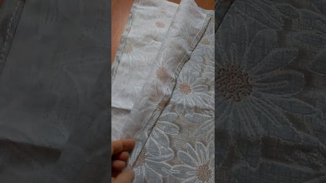 Покупки, ткань рогожка с ромашками #покупки#ткань#рогожка#ромашки смотреть онлайн