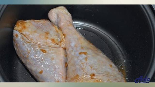 Голень индейки в мультиварке Рецепт, пошаговый, как приготовить, видеорецепт смотреть онлайн