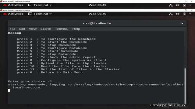 create a menu program in python using more technology integrated like Linux , docker ,python .etc смотреть онлайн