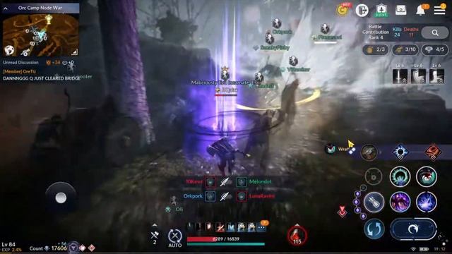 Black Desert Mobile - Node War T2 Orc Camp - Legends Gaming vs MystOfAvalon смотреть онлайн