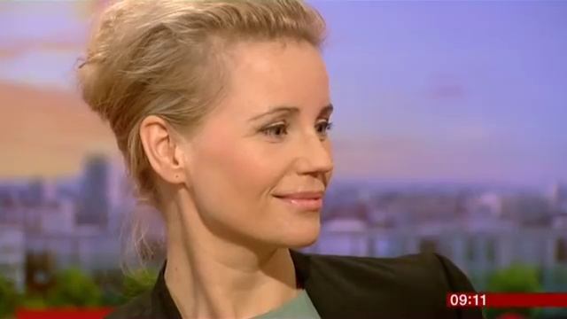 The Bridge Sofia Helin Kim Bodnia Interview BBC Breakfast 2014