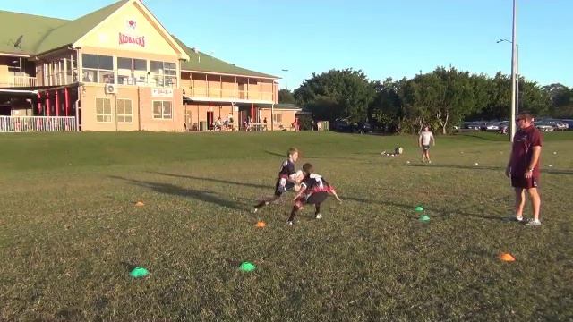Rugby League Training - Gates (1 on 1 Tackle) смотреть онлайн