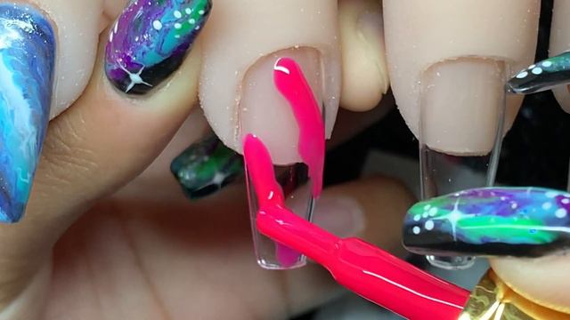 4 WAYS TO MARBLE WITH GEL POLISH | Nail Update | Nails by Kamin смотреть онлайн