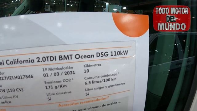 Volkswagen California Combi 2.0 tdi Bmt Ocean DSG 2021 ✅ SALÓN VEHICULO OCASIÓN 2021 MADRID смотреть онлайн
