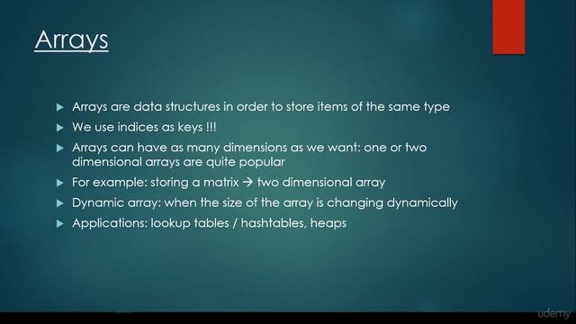 Algorithm and Data Structure in Python - 05 Arrays introduction basics смотреть онлайн