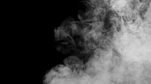 футаж  чёрно- белый дым.