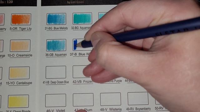 SJ STAR-JOY GOLD EDITION 120 COLOURED PENCILS REVIEW AND SWATCH смотреть онлайн