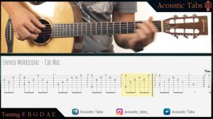 КАК ИГРАТЬ  Ennio Morricone - Chi Mai (Табы)