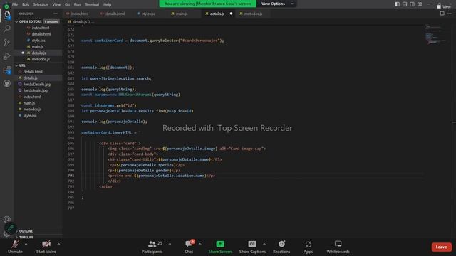 Clase JavaScript: URL, Objetos y Eventos - Parte IV смотреть онлайн