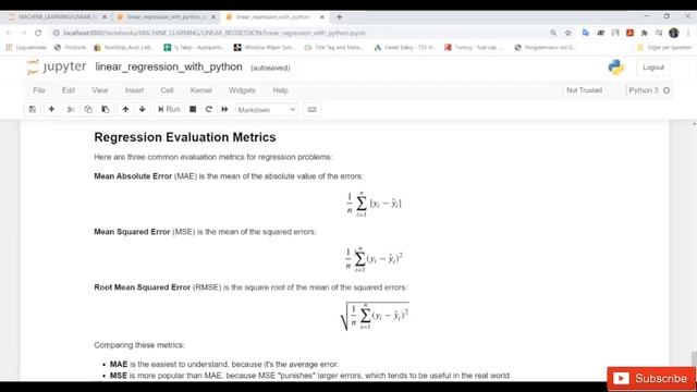 Linear Regression Algorithm - #Python Machine Learning смотреть онлайн