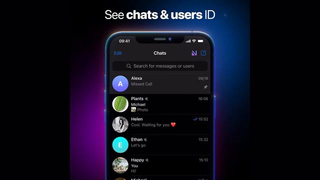 Get User, Group or Channel ID in Nicegram - #1 Telegram client! смотреть онлайн