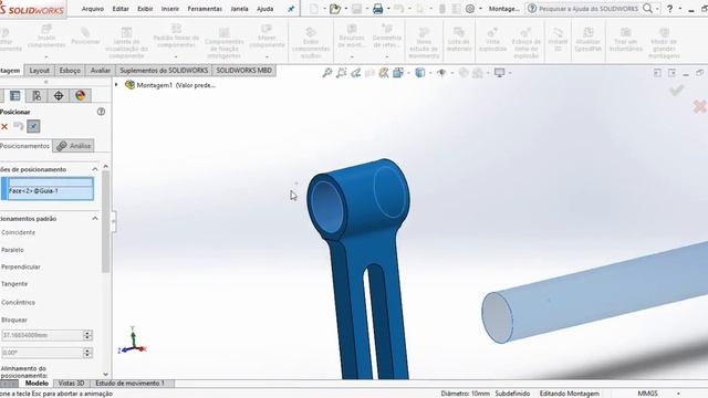 Solidworks na Faculdade - Analisando mecanismos - Parte 1 (Criando a montagem) смотреть онлайн