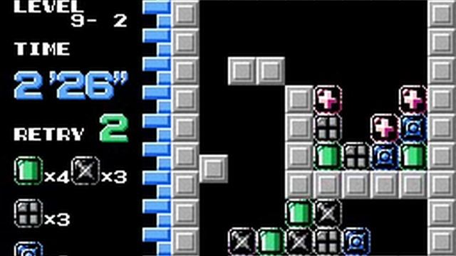 Puzznic (NES) - Levels 8-9 смотреть онлайн