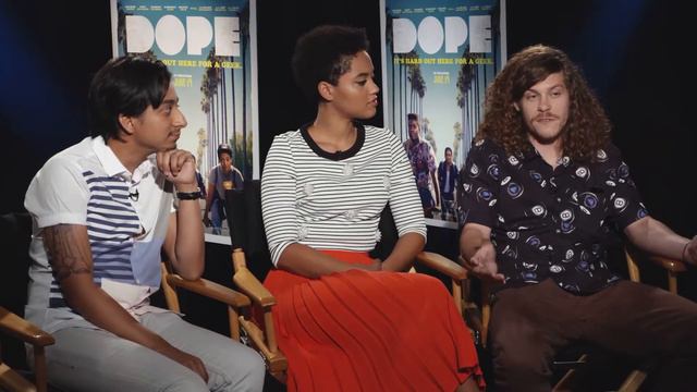 Dope - Kiersey Clemons, Tony Revolori & Blake Anderson Interview смотреть онлайн