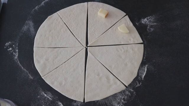 CROISSANTS con MASA DE PIZZA casera faciles y rapido смотреть онлайн