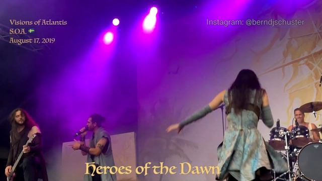 Visions Of Atlantis - Heroes Of The Dawn @Sabaton Open Air, Falun, Sweden - August 17, 2019 4K LIVE